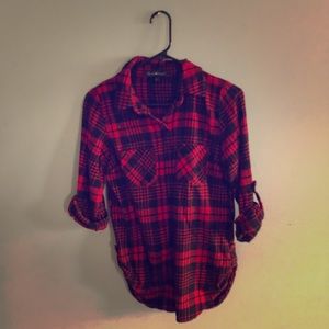 Red plaid shirt